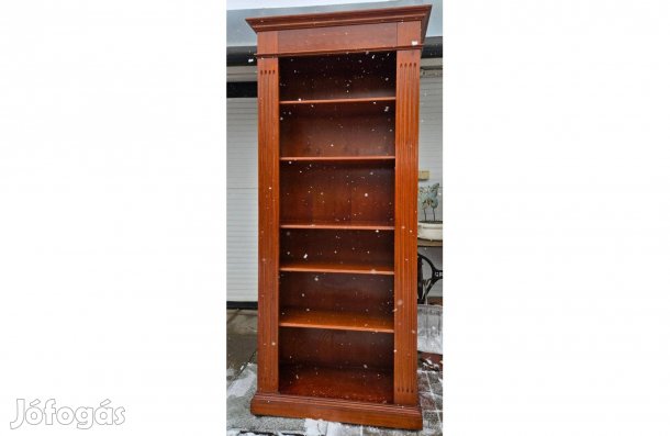 Elegáns könyvespolc - polc - szekrény 208 cm magas