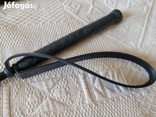 Elegáns lovaglópálca, fekete, 70cm - alig használt