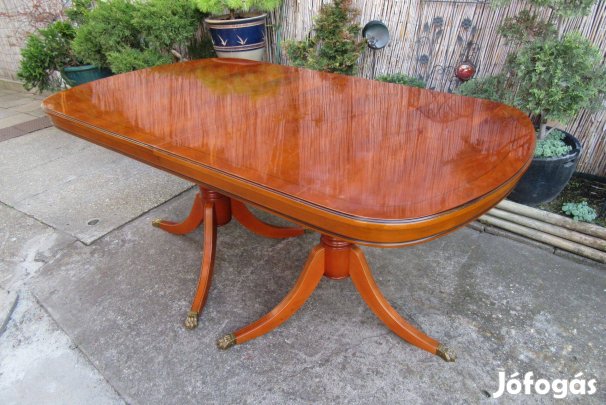 Elegáns minőségi bővithető étkezőasztal-asztal 170+60 cm széles