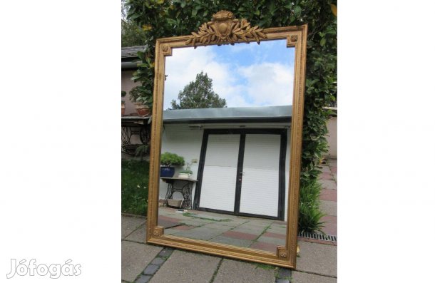 Elegáns nagy barokk fali tükör 185×120
