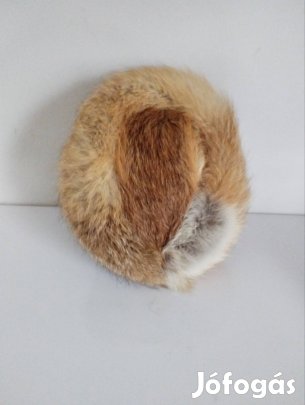 Elegáns női vörös róka kalap