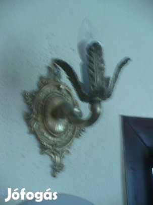 Elegáns réz falikar pár