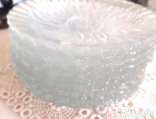 Elegáns süteményes tányérok -10db