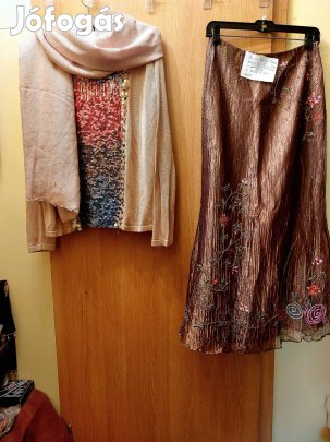 Elegáns szoknya,   felső és stola 