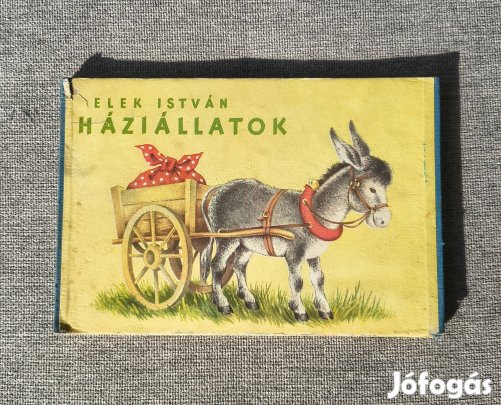 Elek István: Háziállatok leporelló Ritka!