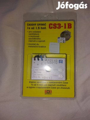 Elektrobock CS 3-1B külső LED vagy ventilátor időzítő ventillátor