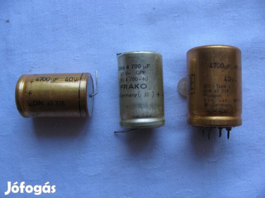 Elektrolit kondenzátor ,4700mikrof, 40V
