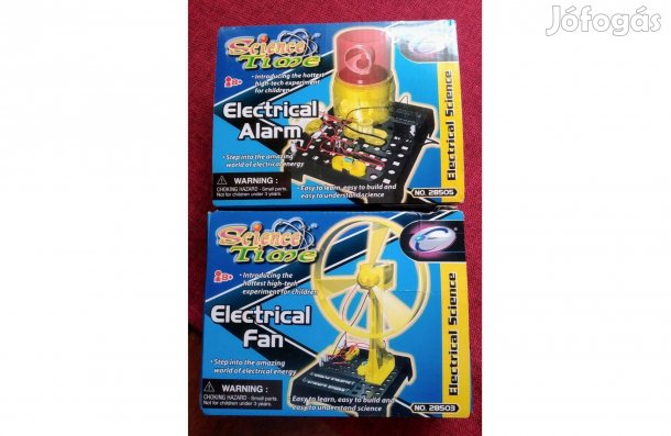 Elektromos DIY építő szerelő játék megépíthető működő gépek venitlátor