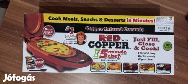 Elektromos Grill sütő Redcopper Új