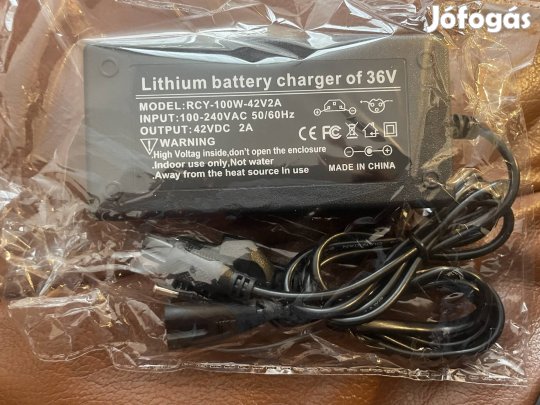 Elektromos Roller / ebike töltô 42V/2A új olcsó
