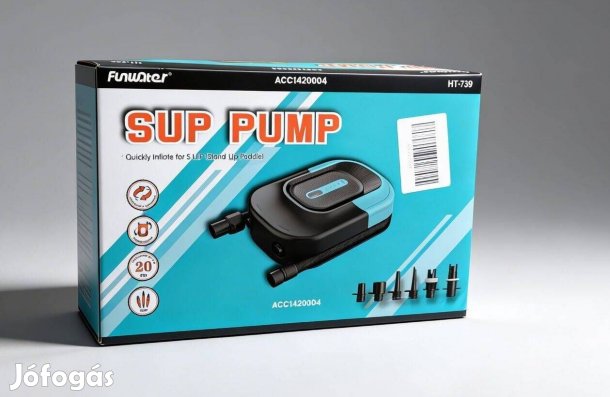 Elektromos SUP pumpa Új autós szivargyújtós vízi felfújható deszka