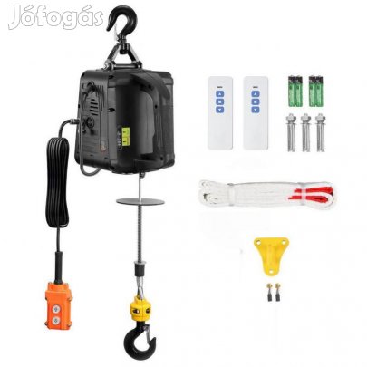 Elektromos csörlő 1500 W  3 az 1-ben vezérlés, 530 kg