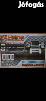 Elektromos csörlő 5500 kg-os autóra szerelhető csörlő