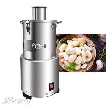 Elektromos fokhagyma hámozó pucoló gép 25kg/óra Garancia Áfás Számla