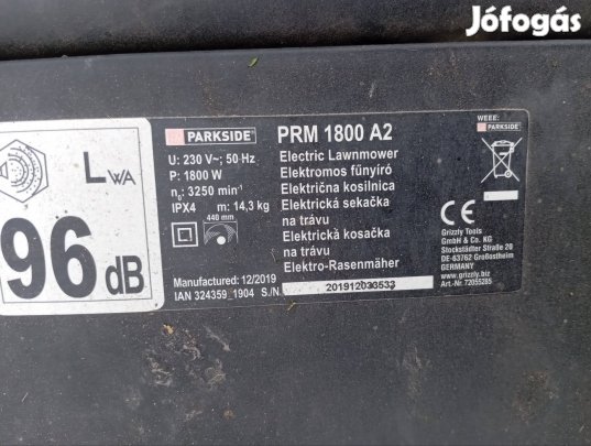 Elektromos fűnyíró!