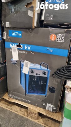 Elektromos fűtőtest, nagy légterű műhelyekhez 15000W teljesítménnyel