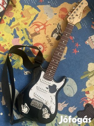 Elektromos gitár szett gyerek Harley Benton 8" Celestion kombó erősítő