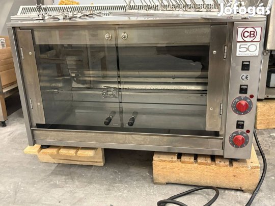 Elektromos grill / grillcsirke sütő, 8 csirke számára szép állapotban