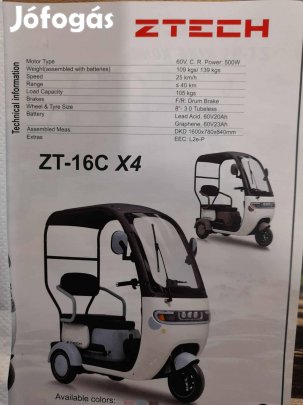 Elektromos háromkerekű trcigli