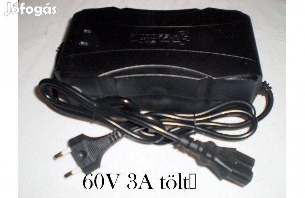 Elektromos kerékpár, roller, robogó 60V akku töltő