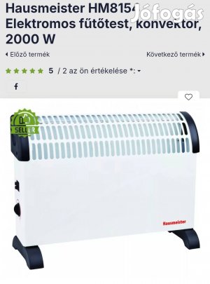 Elektromos konvektor, melegítő 