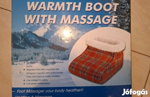 Elektromos lábmelegítő és masszírozó