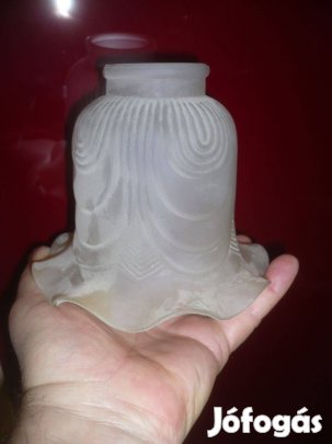 Elektromos lámpa fodros üveg búra