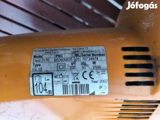 Elektromos láncfűrész eladó (hibás)