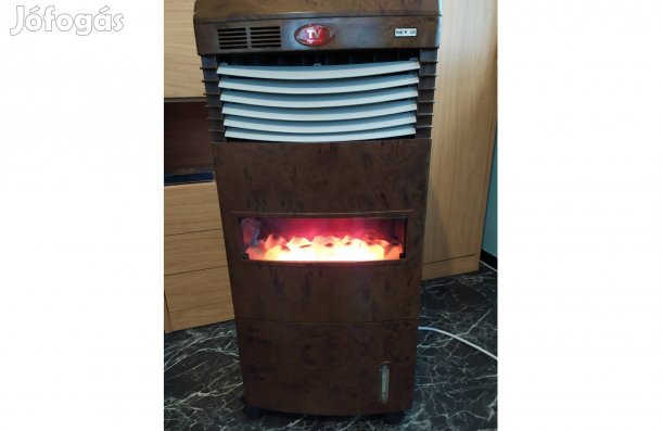 Elektromos látvány kandalló hideg-meleg ventilátorral