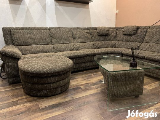 Elektromos óriás sarok kanapé