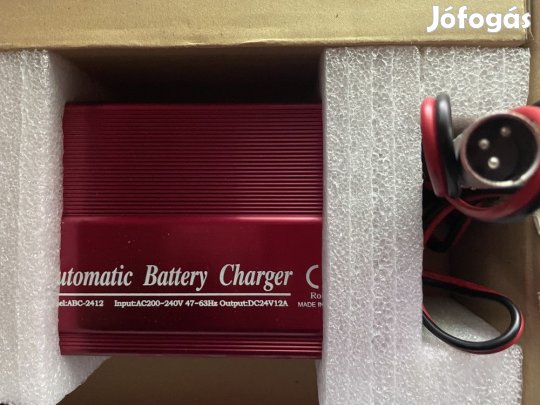 Elektromos rokkant moped töltő 24V 12Ah (ELGO)