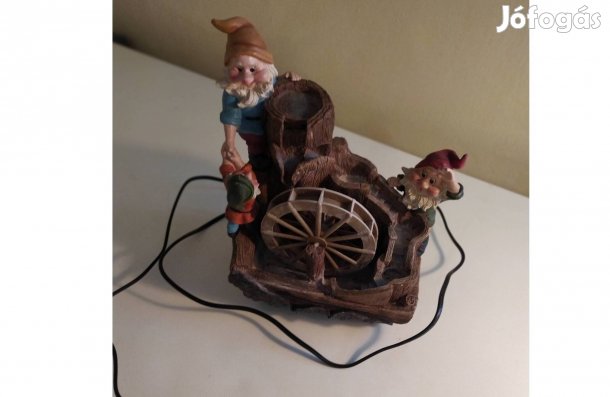 Elektromos vízimalom, vizikerék, csobogó