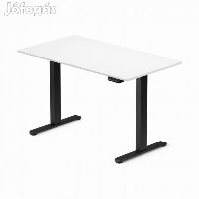Elektromosan állítható magasságú íróasztal 120x67cm fehér / fekete |