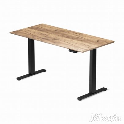 Elektromosan állítható magasságú íróasztal 138x67cm Craft tölgy / fek