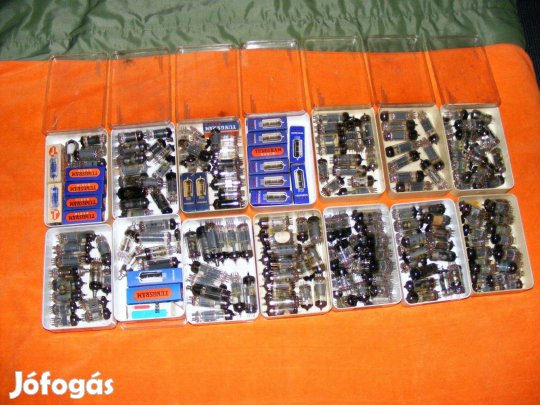 Elektron csövek eladóak ! 254 darab különböző,újak és használtak !
