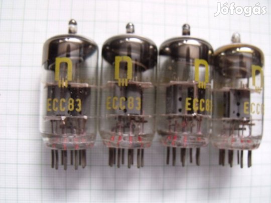Elektroncső: ECC83 (12AX7), RFT. 3db