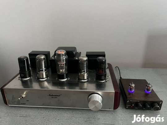 Elektroncsöves hi-fi erősítő végfok és előfok