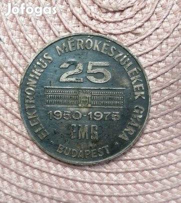 Elektronikus Mérőkészülékek Gyára Budapest plaket 