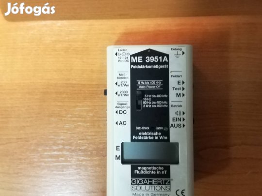 Elektroszmog mérő Gigahertz Solutions ME3851A