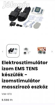 Elektrosztimulátor izom EMS TENS készülék - izomstimulátor masszírozó