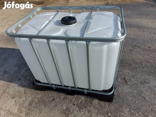Élelmiszeripari 600l IBC tartály esővíz vízgyűjtő 
