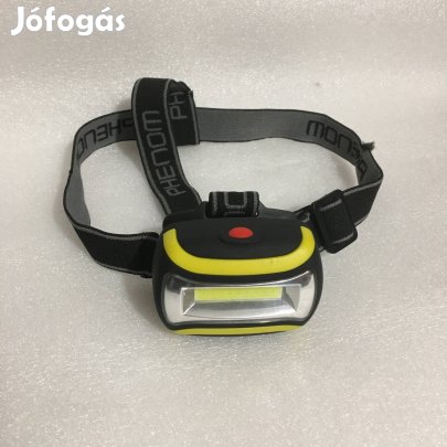Elemes Fejlámpa Extra könnyű homloklámpa fejpánt COB LED 3 funkciós