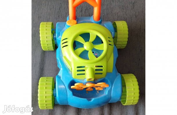 Elemes buborékfújó fünyíró