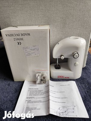 Elemes hordózható mini varrógép - 16*14*8 cm - Magyar útmutatóval