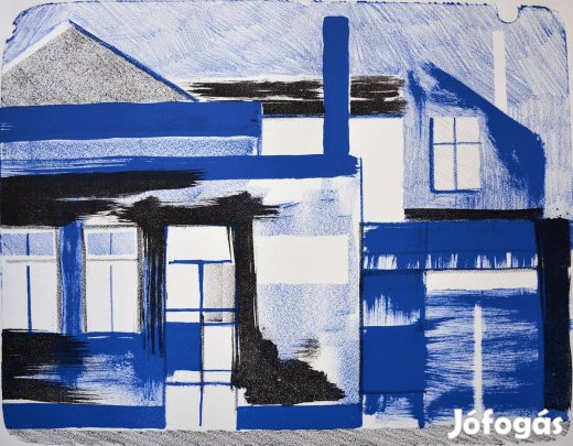 Éles Bulcsú - Debrecen III. (2020, litográfia, 380×470 mm)