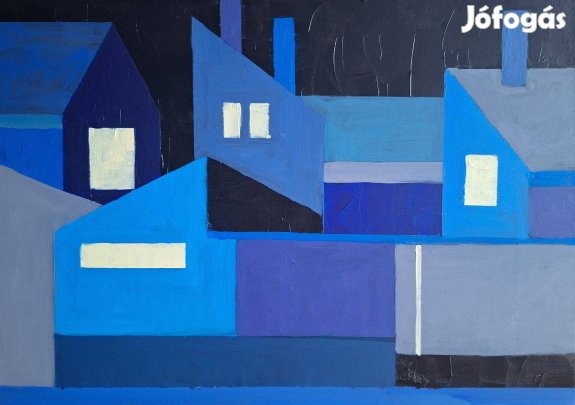 Éles Bulcsú - Jó éjszakát! I. (2025, akril, vászon, 50×70 cm)