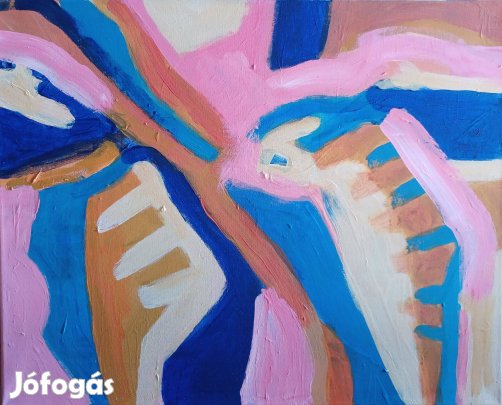 Éles Bulcsú - Syngonium sagittifolium VI. (2022, akril, vászon, 40×50)