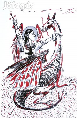 Éles Bulcsú - Szent Mihály (2013, szitanyomat)