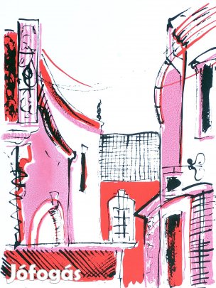 Éles Bulcsú - Szentendre (2014, szitanyomat)