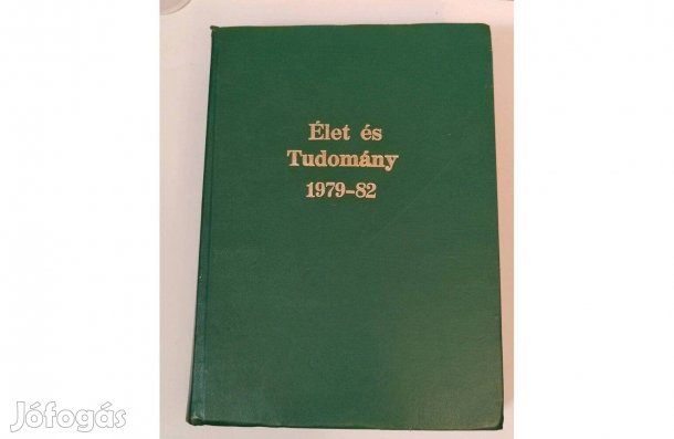 Élet és Tudomány újságok bekötve, 1979-82, 40 db